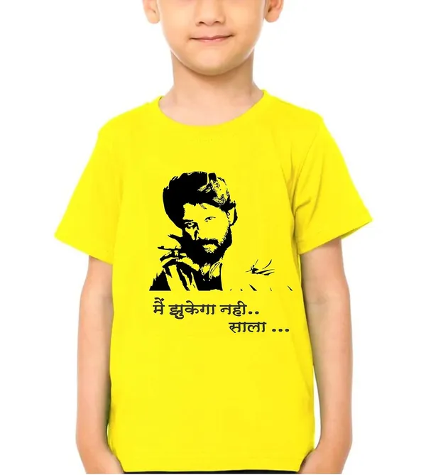 Yellow_Half_Sleeves_Round_Neck_Cotton_Printed_T-Shirt_For_Boys