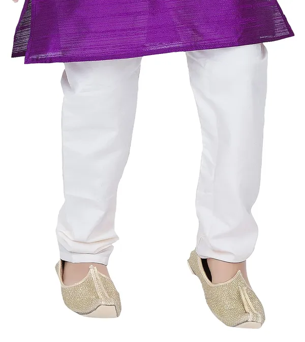 Violet_Zari_Work_Kurta_Pyjama_Set_For_Kids