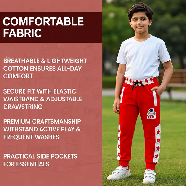 Red_Boys_Regular_Fit_Track_Pants