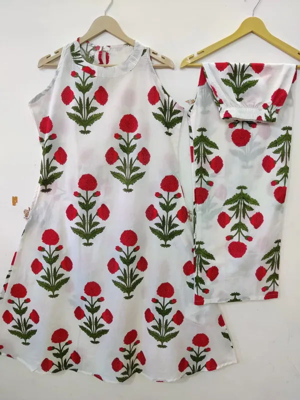 COtton_Printed_Kurti_and_Palazzo_Set