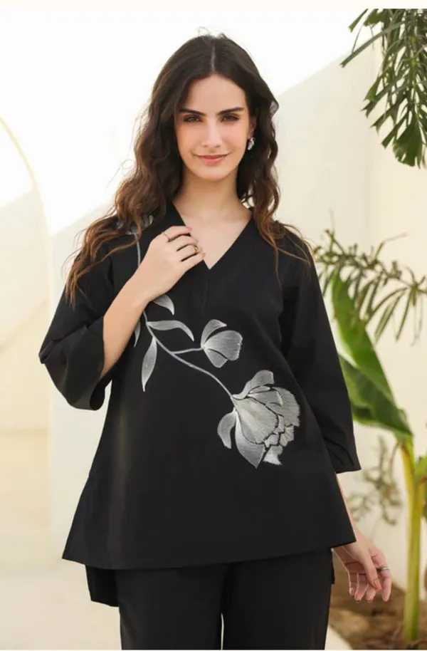 Black_Cotton_Co-ord_Set_For_Women