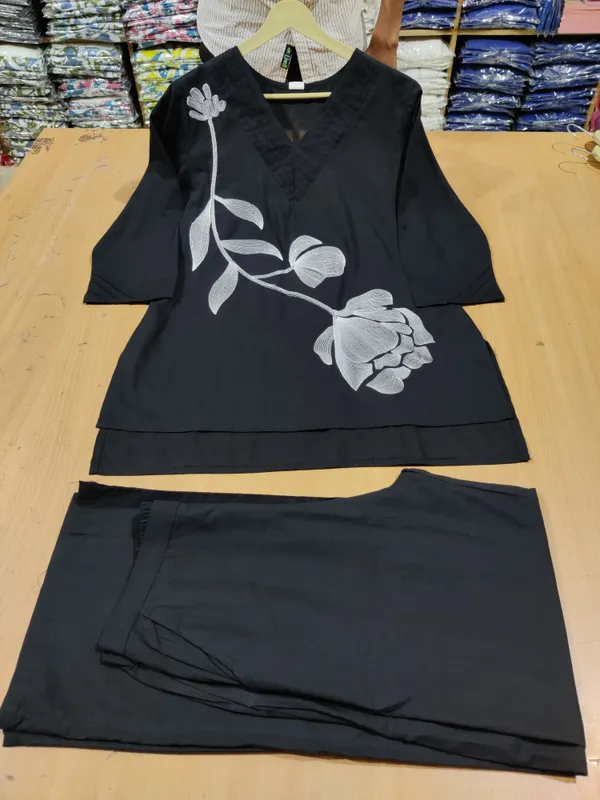 Black_Cotton_Co-ord_Set_For_Women