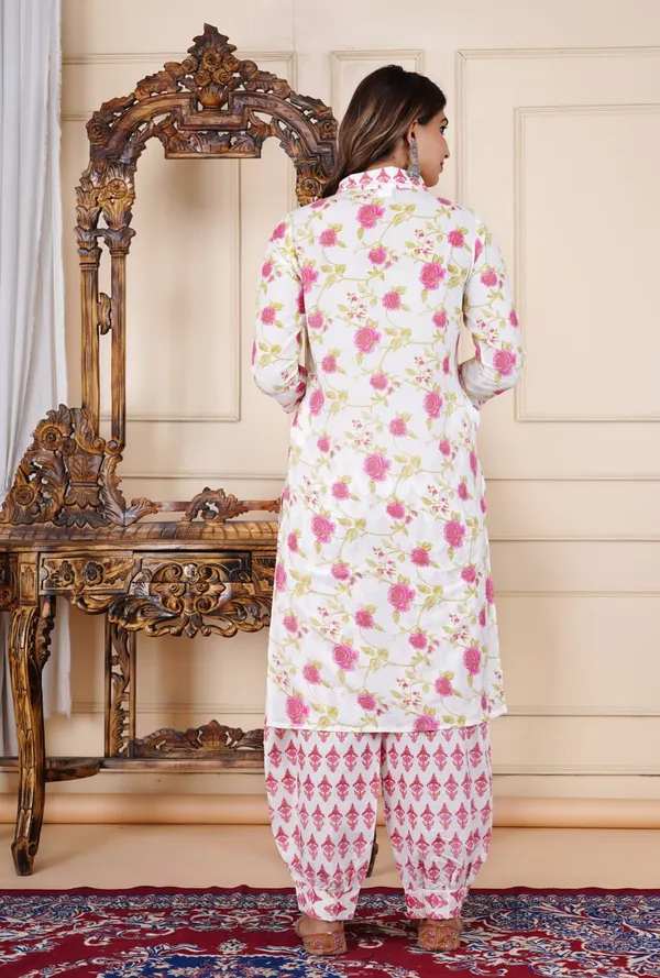 Cotton_Printed_Kurti_and_Pathani_Pant_Set