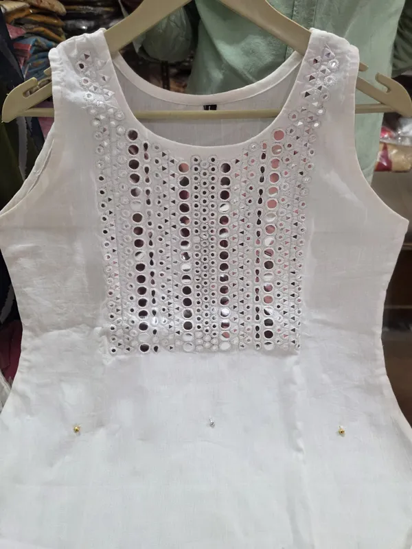 White_Summer_Special_Cotton_Kurti_and_Palazzo_Set_For_Women