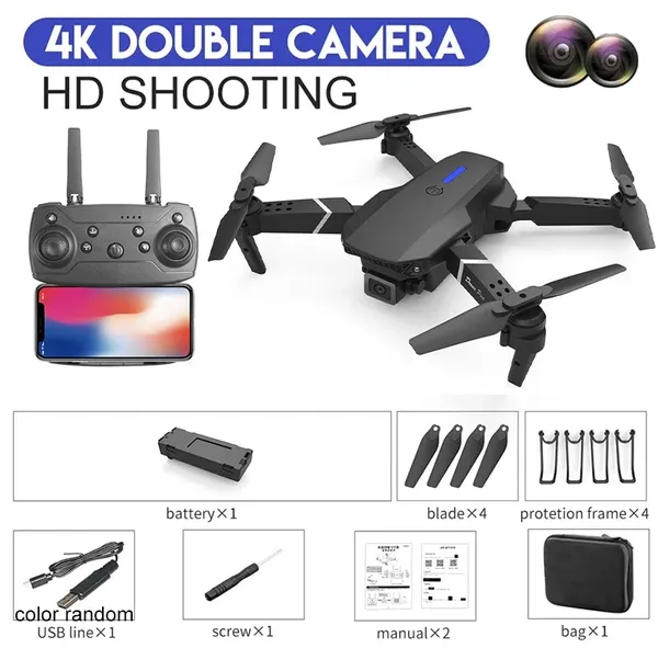 Aircraft_E88_Foldable_4K_Drone_With_Wifi_Connectivity_Wide_Angle_Photo_And_Video_With_Free_Drone_Bag