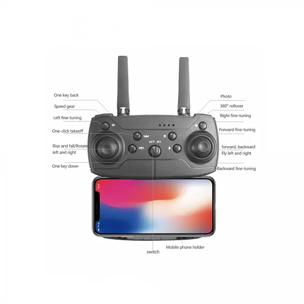 Aircraft_E88_Foldable_4K_Drone_With_Wifi_Connectivity_Wide_Angle_Photo_And_Video_With_Free_Drone_Bag