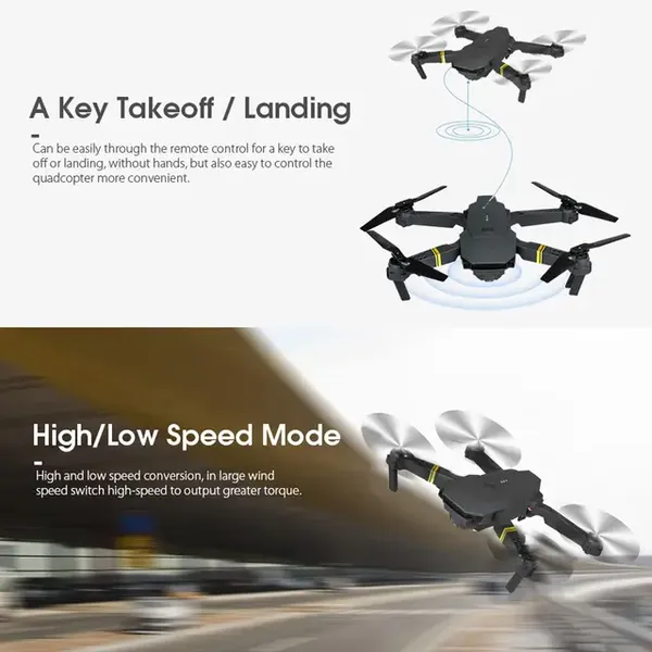 988_Drone_Two_Camera_With_Two_Batteries_Drone_With_4K_Camera_Wifi_Fpv_1080P_Hd_Dual_Camera_Foldable_Rc_Drone_Altitude_Hold_Headless_Mode_Visual_Positioning_Auto_Return_App_Control_Multicolor