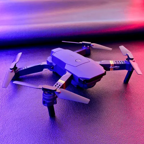 988_Drone_Two_Camera_With_Two_Batteries_Drone_With_4K_Camera_Wifi_Fpv_1080P_Hd_Dual_Camera_Foldable_Rc_Drone_Altitude_Hold_Headless_Mode_Visual_Positioning_Auto_Return_App_Control_Multicolor