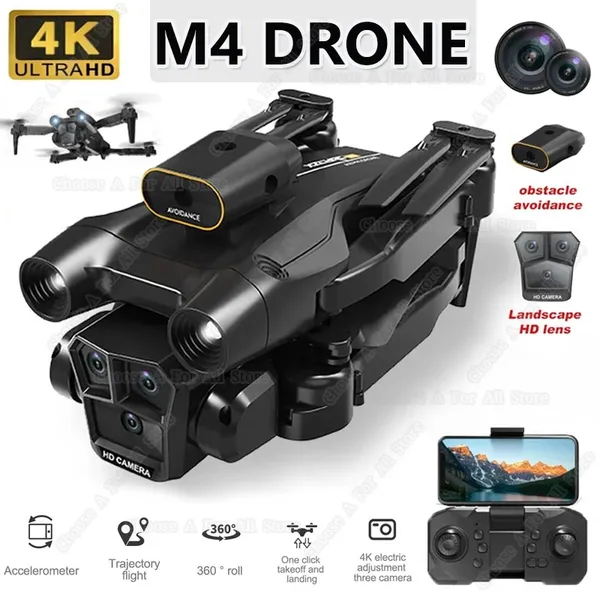Drone_Pro_Foldable_Rc_Drone_With_Wide_Angle_4K_Camera_|_With_3_Camera_Setup