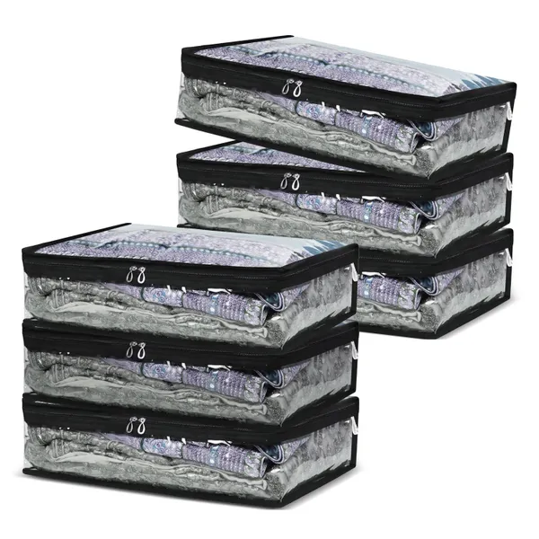 Pack_of_6_Transparent_Plastic_Clothes_Storage_Bag_-(17.5*12.5*5_Inches)
