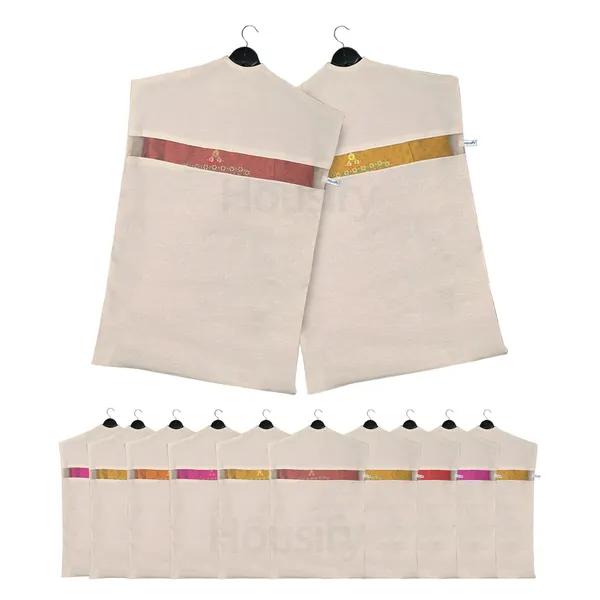 Pack_of_12_Hanging_Cotton_Saree_Covers_with_Zip,_Off-White_-30_x_18_Inches