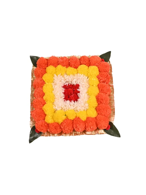 Multicolor_Bhavika_Square_Shaped_Artificial_Rangoli_|14_x_14_inch|_Festive_Decor
