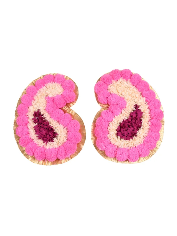 Combo_of_2_Multicolor_Devyani_Mango_Shaped_Artificial_Rangoli_|17_x_13_inch|_Festive_Decor