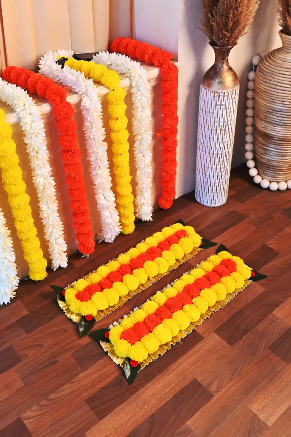 Combo_of_2_Multicolor_Kalyani_Rentangle_Shaped_Artificial_Rangoli_|23_x_7_inch|_Festive_Decor