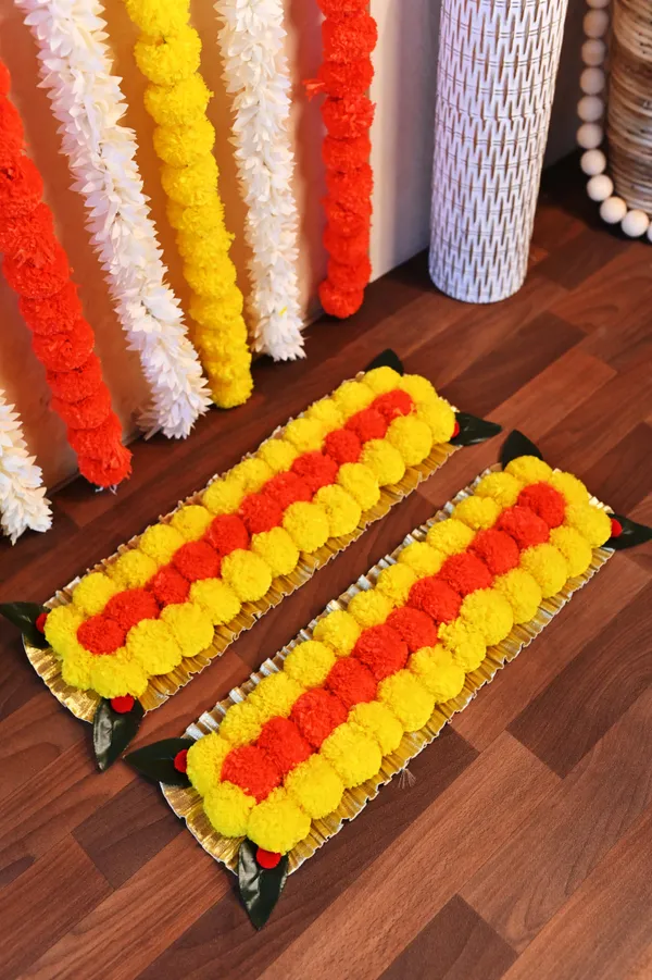 Combo_of_2_Multicolor_Kalyani_Rentangle_Shaped_Artificial_Rangoli_|23_x_7_inch|_Festive_Decor