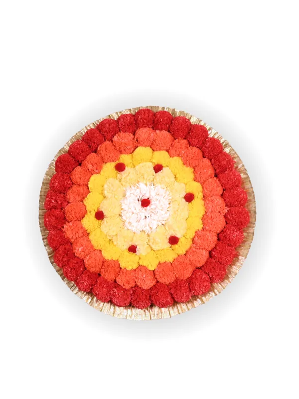 Multicolor_Kaveri_Circle_Shaped_Artificial_Rangoli_|20_x_20_inch|_Festive_Decor