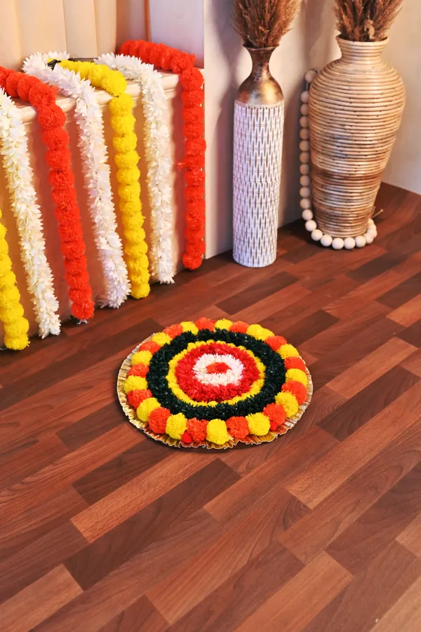 Multicolor_Ojasvini_Circle_Shaped_Artificial_Rangoli_|18_x_18_inch|_Festive_Decor