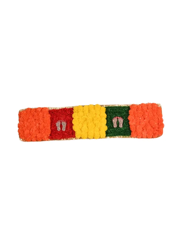 Multicolor_Rajnandini_Rentangle_Shaped_Artificial_Rangoli_|27_x_6_inch|_Festive_Decor
