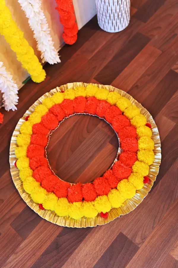Multicolor_Sitara_Single_Circle_Shaped_Artificial_Rangoli_|20_x_20_inch|_Festive_Decor