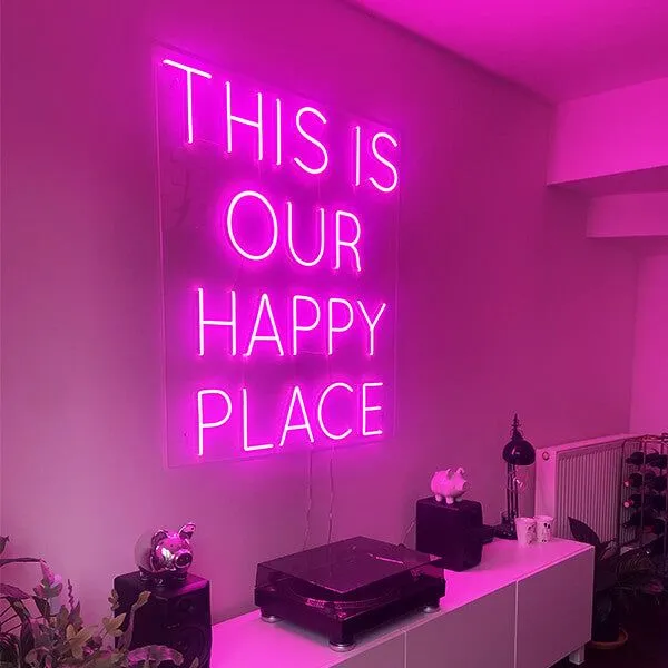 Pink_This_is_our_Happy_Place_Light_For_Home_Decoration_14X22_Inch