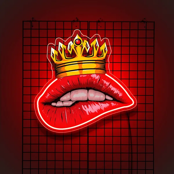 Red_Lip_Queen_Uv_Art_Neon_Sign_Light