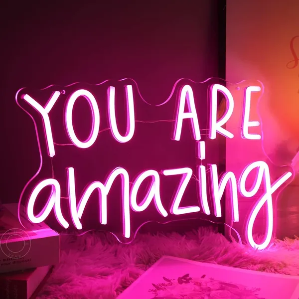 Pink_You_Are_Amazing_Sign_Lights-Pink_18X12_Inch