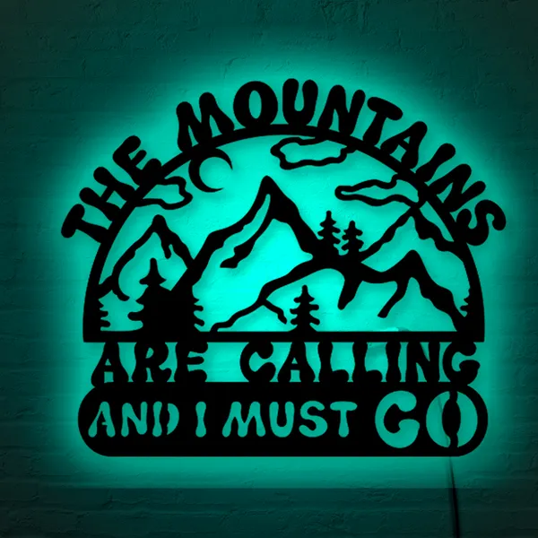 Multicolor_Mountains_Are_Calling_Led_Sign