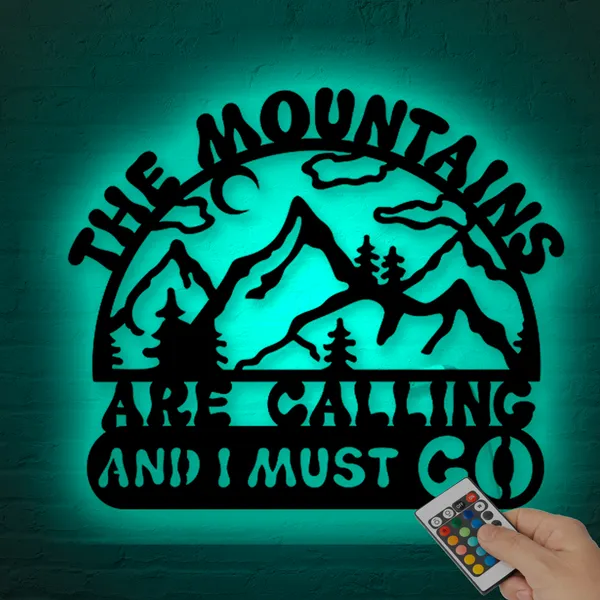Multicolor_Mountains_Are_Calling_Led_Sign