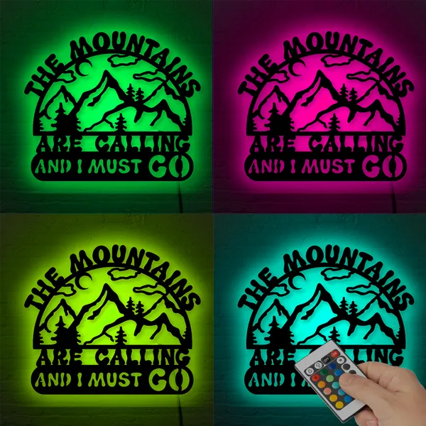 Multicolor_Mountains_Are_Calling_Led_Sign