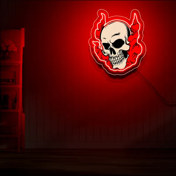 Red_Burning_Skull_Uv_Art_Neon_Sign