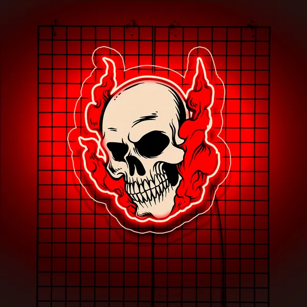 Red_Burning_Skull_Uv_Art_Neon_Sign