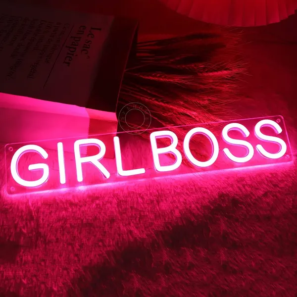 Pink_Stylish_Girl_Boss_Neon_Sign_Lights_16X6_Inch