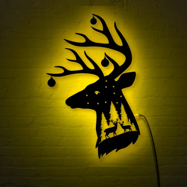 Multicolor_Deer_Led_Neon_Sign_Light