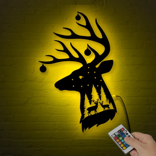 Multicolor_Deer_Led_Neon_Sign_Light