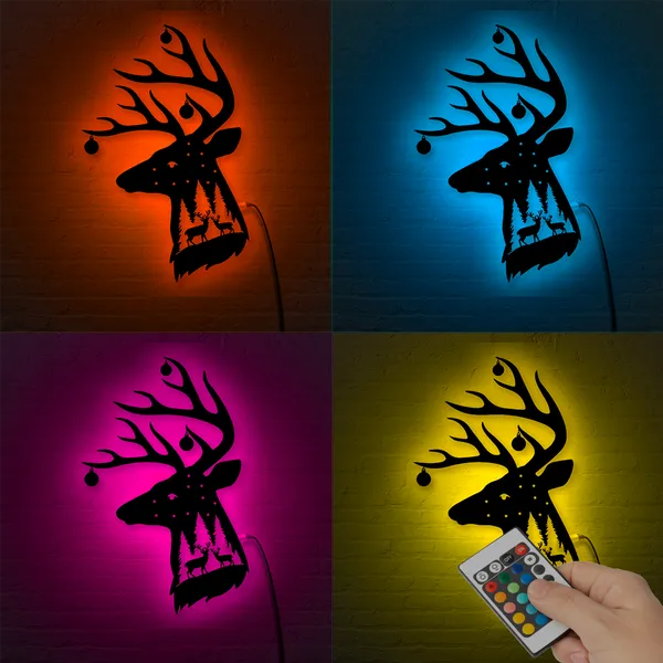 Multicolor_Deer_Led_Neon_Sign_Light