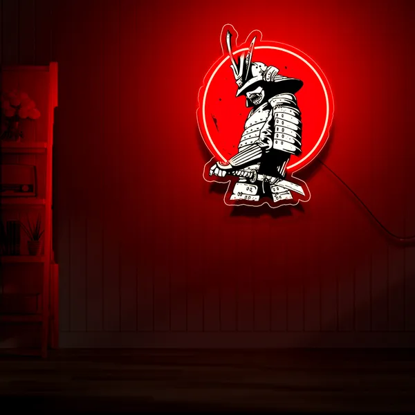Red_Japneese_Samurai_Uv_Art_Neon_Sign