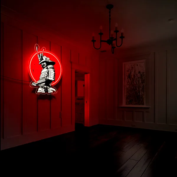 Red_Japneese_Samurai_Uv_Art_Neon_Sign