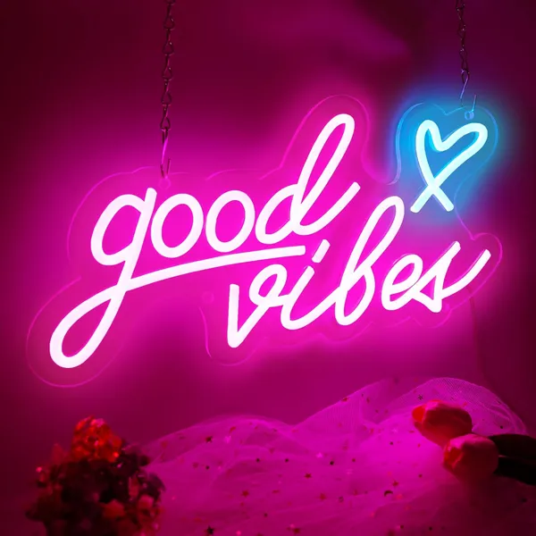 Pink_Good_Vibes_Neon_Sign_Lights_For_Home_Decoration_16X8_Inch
