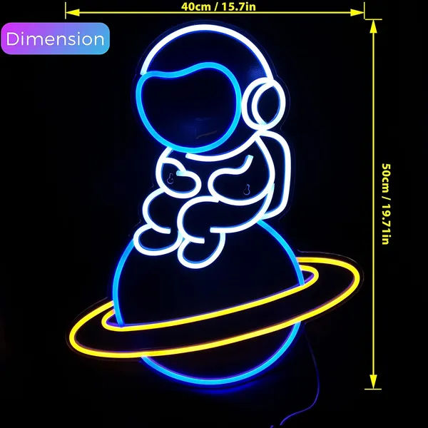 Blue_Space_Astronaut_Sitting_On_Planet_Neon_Sign_15X20_Inch
