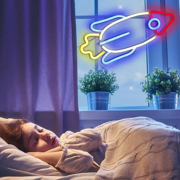 Blue_Space_Rocket_Neon_Sign_Lights_For_Home_Decoration_16X8_Inch