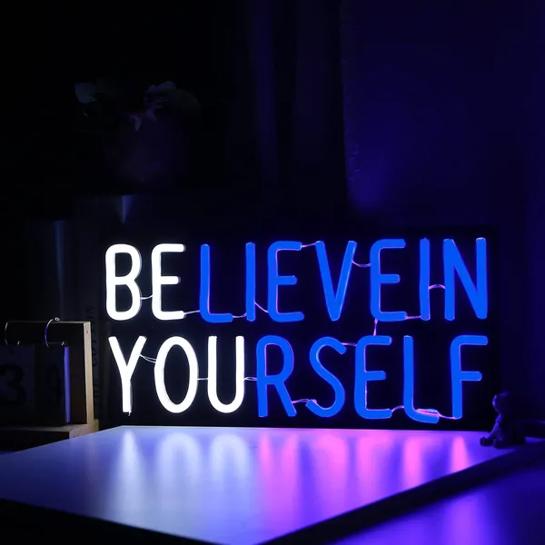 Blue_Believe_In_Yourself_Light_For_Home_Decoration_18X8_Inch
