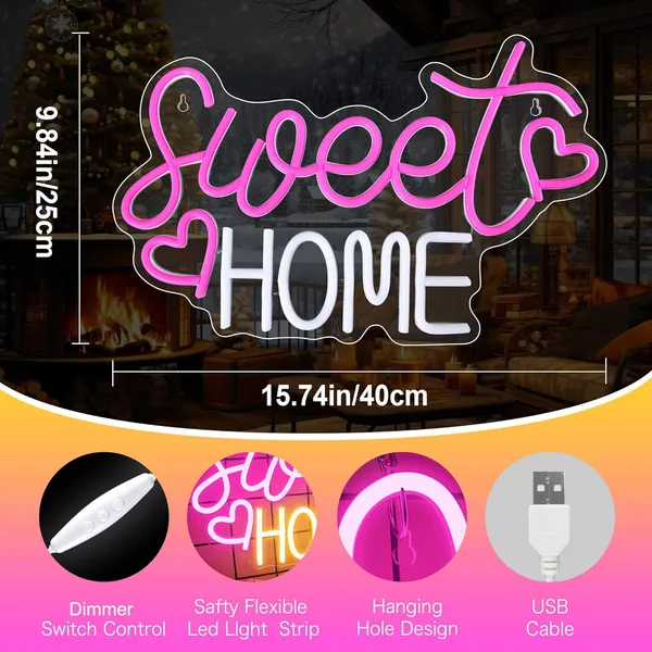 Pink_Home_Sweet_Home_Sign_Light_20X15_Inch