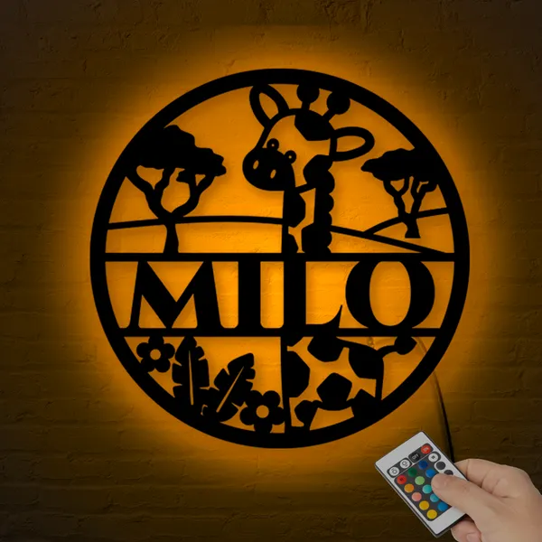 Multicolor_Custom_Babay_Girafe_Led_Sign