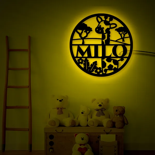Multicolor_Custom_Babay_Girafe_Led_Sign