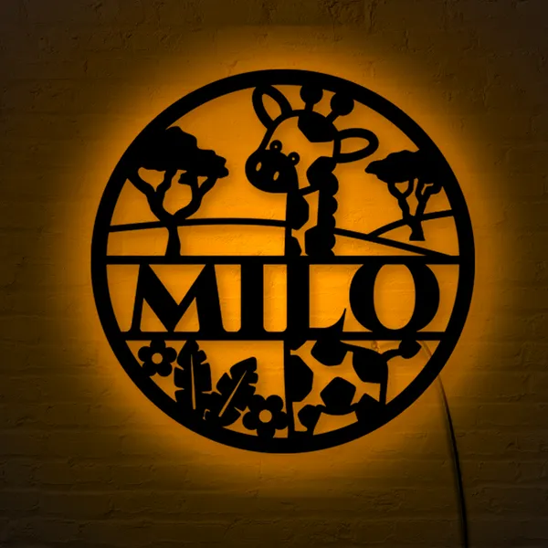 Multicolor_Custom_Babay_Girafe_Led_Sign