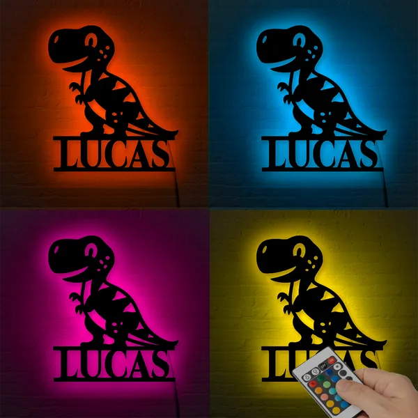 Multicolor_Custom_Kids_Dino_Led_Neon_Sign