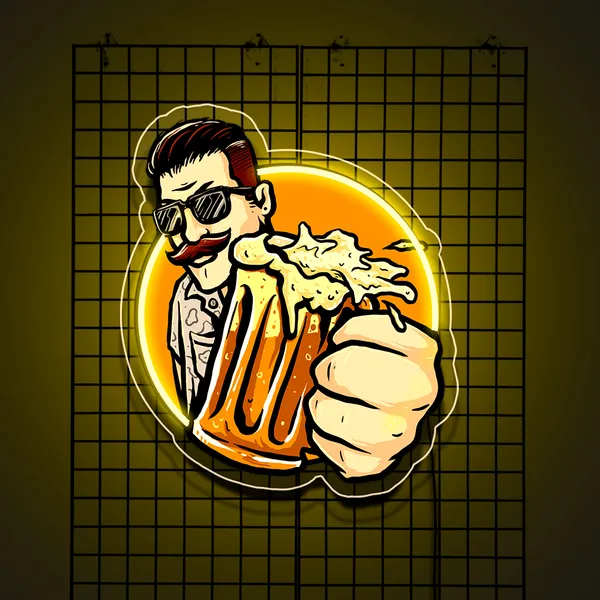 Yellow_Cheers_Beers_Uv_Art_Neon_Sign