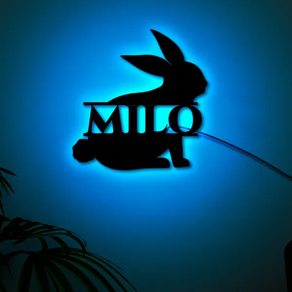 Multicolor_Custom_Quote_Rabbit_Led_Sign