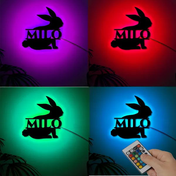 Multicolor_Custom_Quote_Rabbit_Led_Sign