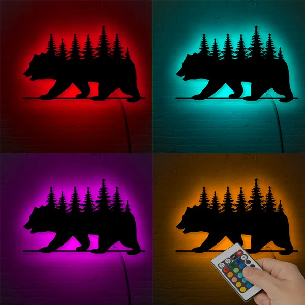 Multicolor_Mountain_Bear_Are_Calling_Led_Sign